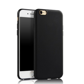 Capac de protectie Apple iPhone 7, silicon, negru Capac de protectie Apple iPhone 7, silicon, negru