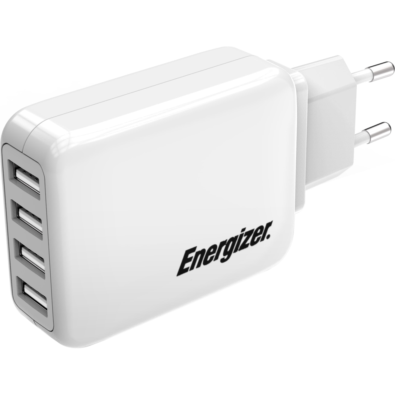 Statie de incarcare Energizer 4 USB, 4.2A, Alb