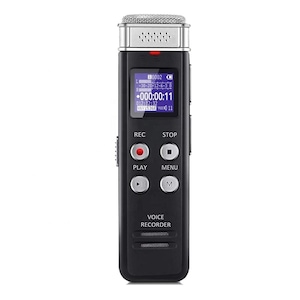 Reportofon Merkie® MR-N1, memorie 16GB, functie MP3 si USB, acumulator incorporat, mini recorder audio, Negru