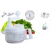 Aparat multifunctional uscare/feliere legume, Verk Group, Plastic/Otel, Alb