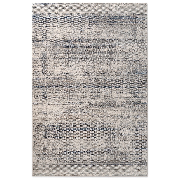 Covor Carpeta lana 100%, Colectia Bella 7735-1-51945, 80 x 150 cm, gri, modern