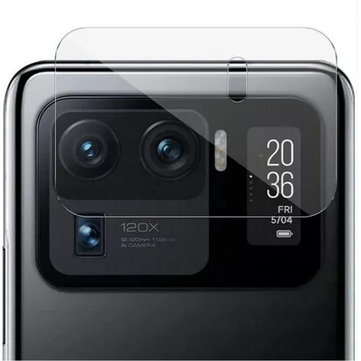 Стъклен филм SILKASE за Xiaomi 11 Ultra, защита на камерата, пълно лепило, прозрачен