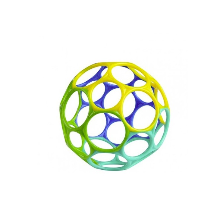 Бебешка топка, Oball Lime, 10 см