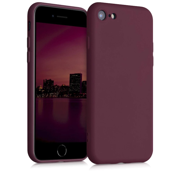 Силиконов калъф за Apple iPhone iPhone 7 / 8 / SE 2020, гъвкав TPU, Perfect Fit Slim, Ultra Protection, черен