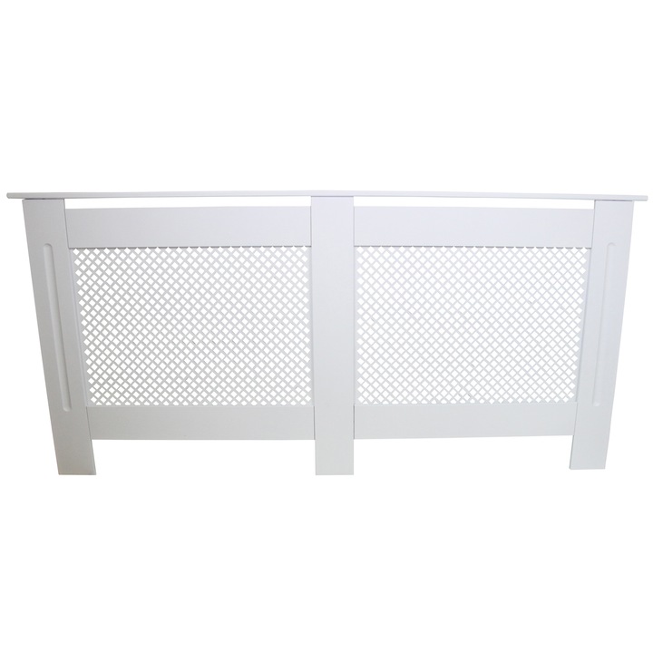 Radiátor burkolat, MDF, 1720x820mm, Fehér