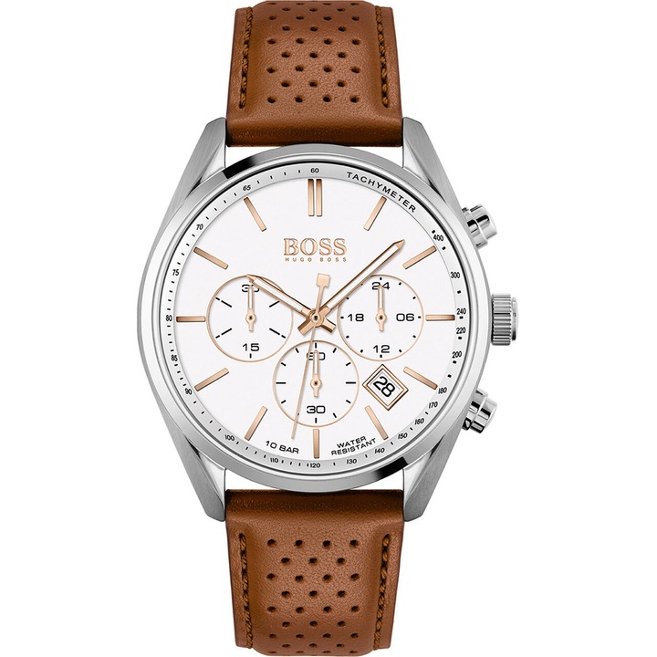 Мъжки часовник Hugo Boss 1513879, Кварцов, 44мм, 10ATM