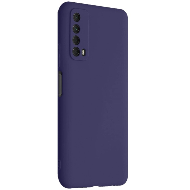 Течно меко покритие, съвместимо с Huawei P smart 2021, тъмно лилаво, ALC