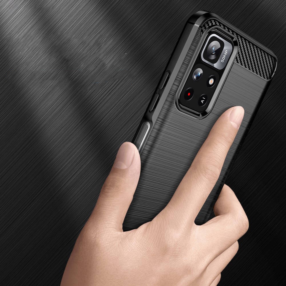 Husa pentru Xiaomi Redmi Note 11 / Note 11s tpu carbon black