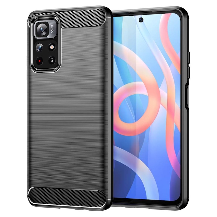 Husa pentru Xiaomi Redmi Note 11 / Note 11s tpu carbon black