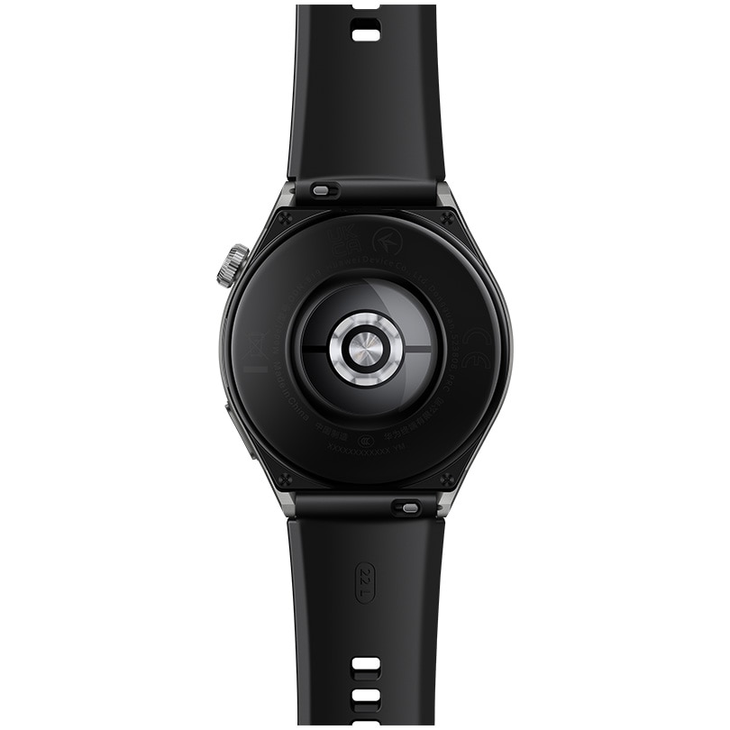 Smartwatch Huawei Watch GT 3 PRO, Fluoroelastomer Strap, Black eMAG.ro