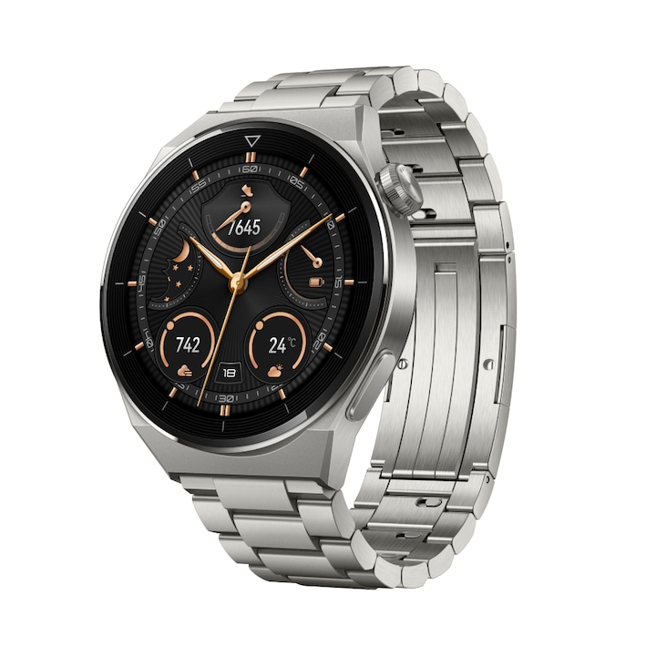 Huawei Watch GT 3 Pro okosóra, Titanium szíj, 46mm