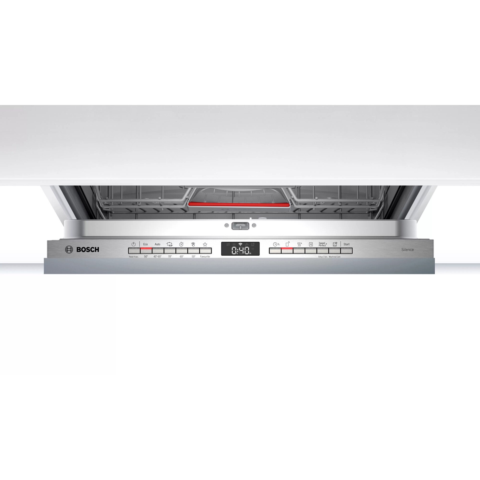 Masina de spalat vase incorporabila Bosch SMV4HVX45E, 13 seturi, Clasa E, 6 programe, 60 cm, Alb