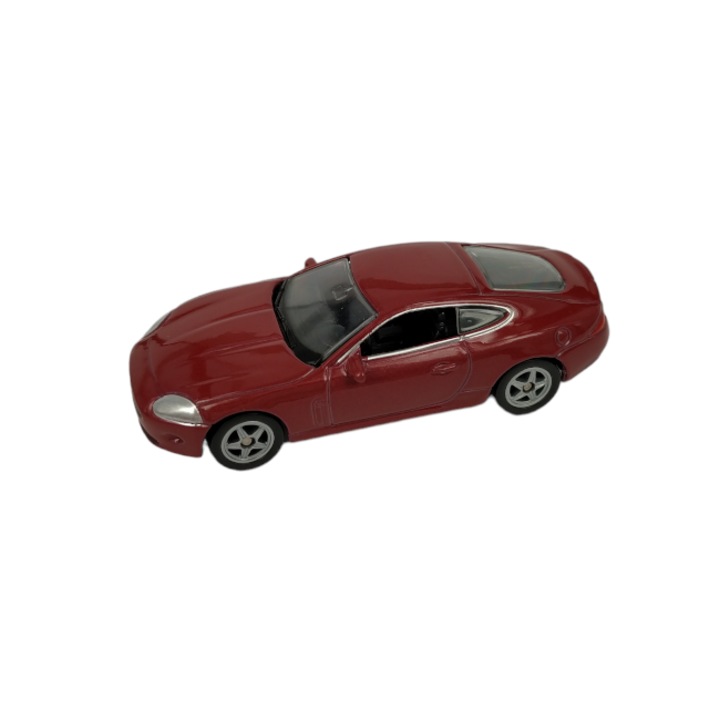 Welly Jaguar XKR gyűjthető autó, fém modell, 1:64 méretarányú, piros