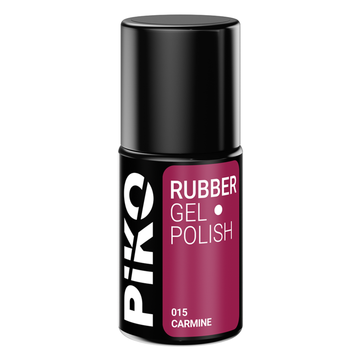 Piko Rubber Féltartós körömlakk, 7ml, 015 Carmine