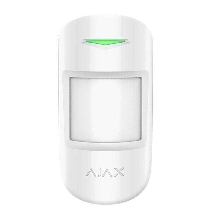 Безжичен PIR детектор Ajax MotionProtect Plus White
