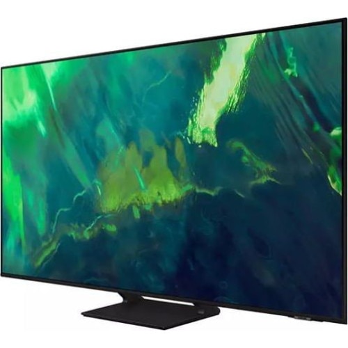 Televizor Samsung GQ65Q70AAT QLED, 163 cm, 4K Ultra HD, Smart Tv, Clasa F, Negru