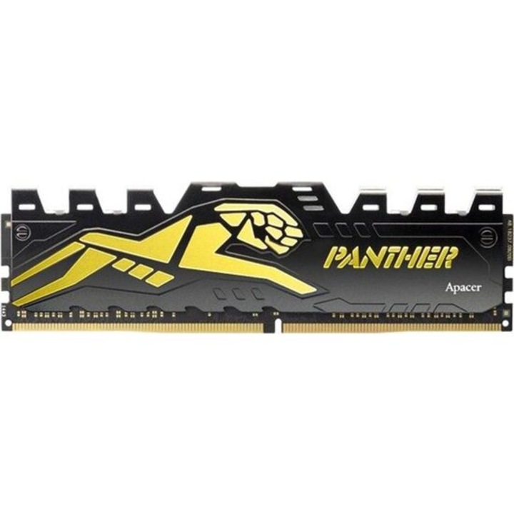 Memorie RAM Apacer Panther Gold, AH4U08G32C28Y7GAA-1, DDR4, 8 GB, 3200MHz, CL16