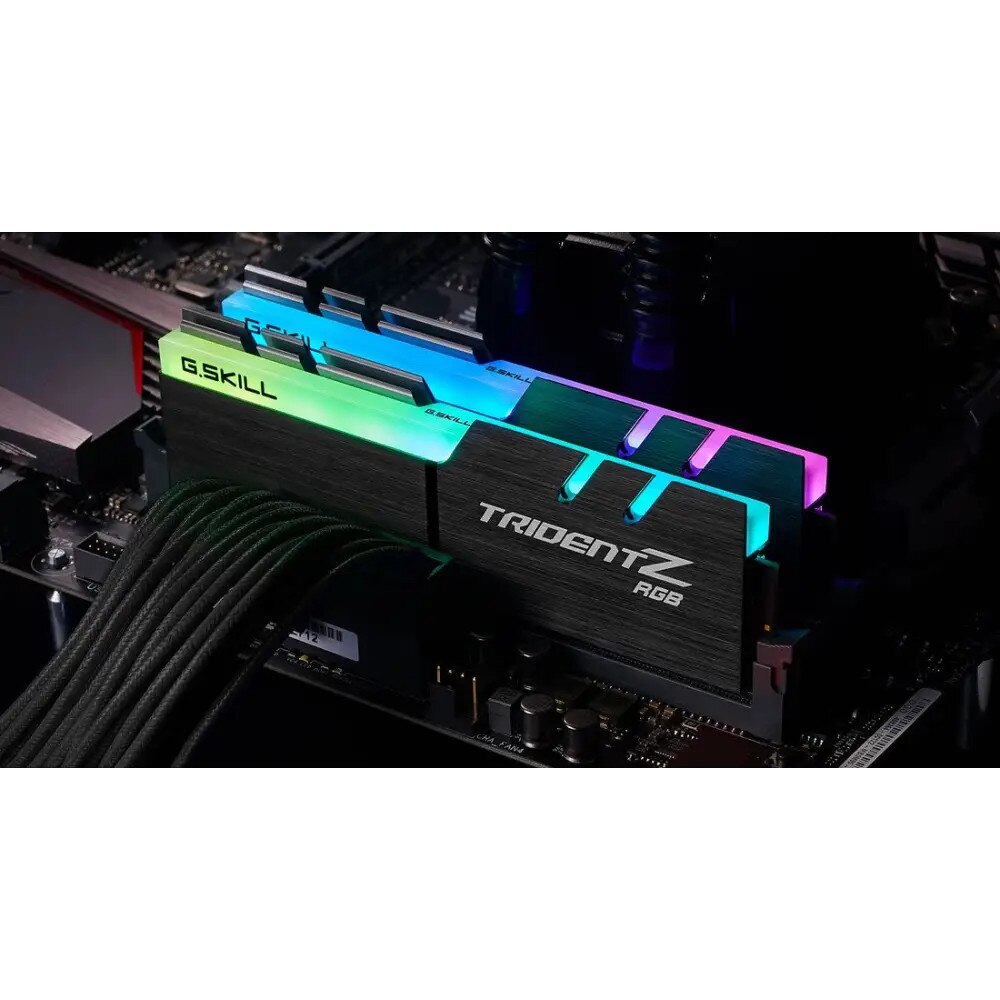 Memorie G.SKILL Trident Z RGB 32GB (2x16GB) DDR4 4000MHz CL18 Dual