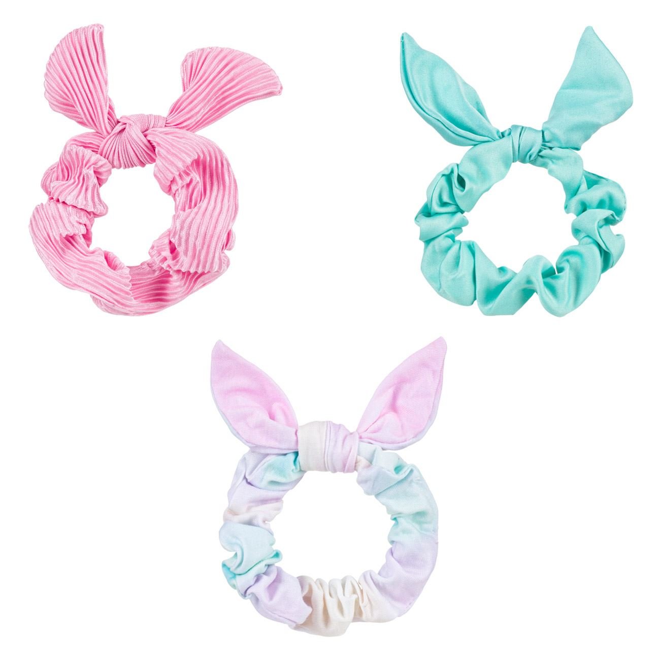 Комплект от 3 цветни детски ластика за коса Rainbow - eMAG.bg