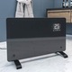 Soba convector Elite GHD-20, 2000W, Panou din sticla, display LED, Termostat cu senzor electronic Timer, Negru