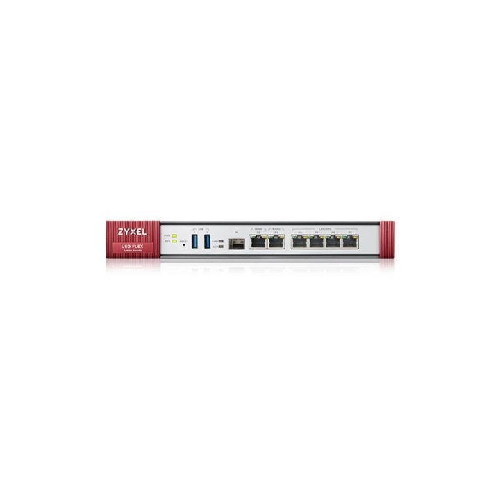 Zyxel usgflex200 4xgbe lan/dmz 2xwan 1xsfp 2xusb port tűzfal + utm licensz bundle