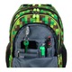 Ghiozdan pentru Baieti Majewski, Clasele V-VIII, 4 Compartimente, 3 Buzunare, BP-68, Colectia Master Gamer, Gama St. Right, Verde cu Maro