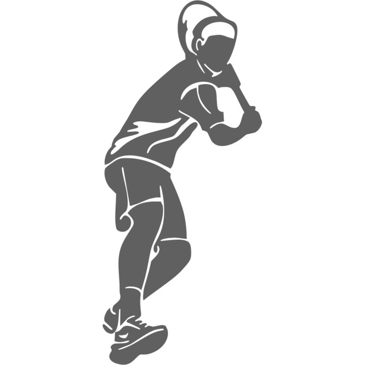 Sticker auto ''Tennis v3'', 20cm, Gri