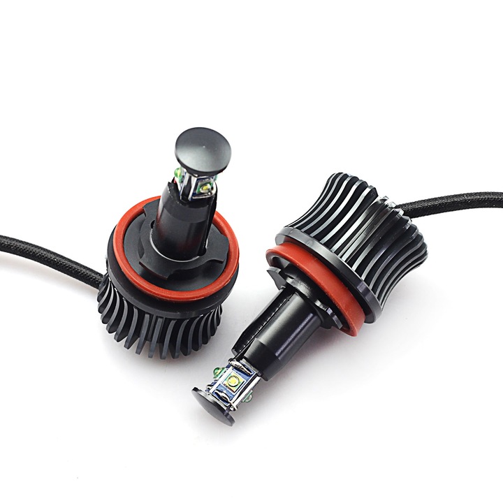 Set 2 Led marker H8 2x20W Can Bus cu leduri Cree BTLM-9220