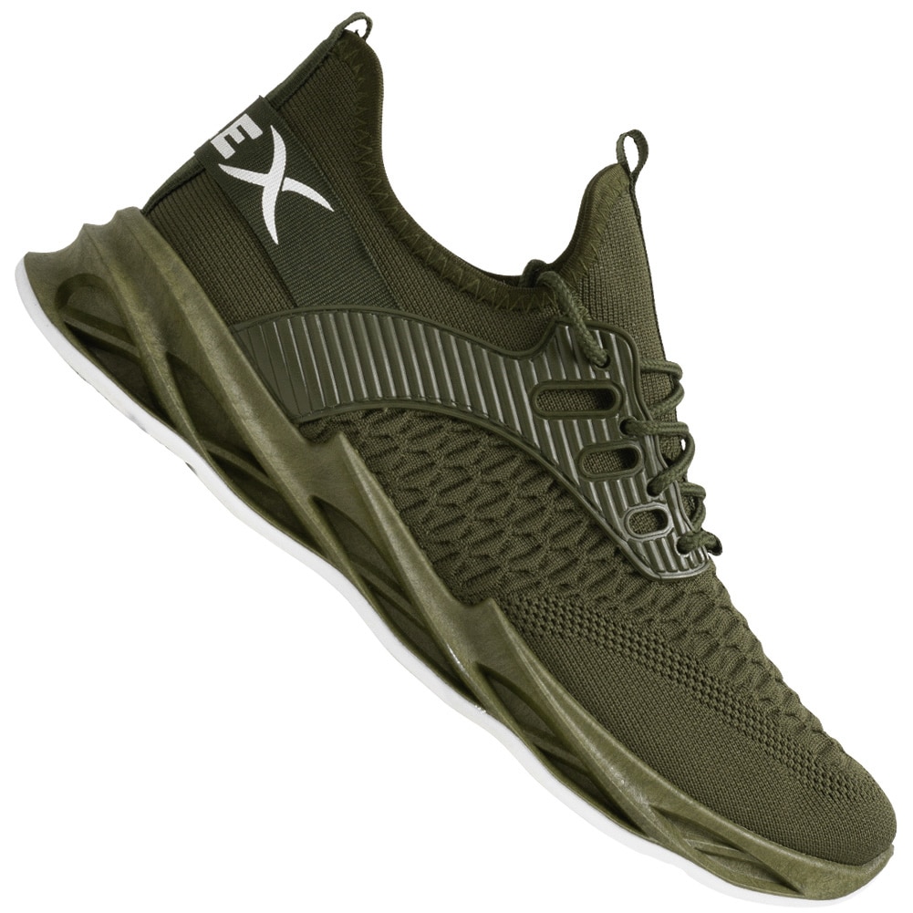 Pantofi sport Jelex Freedom, model ingust, verde, 42 - eMAG.ro