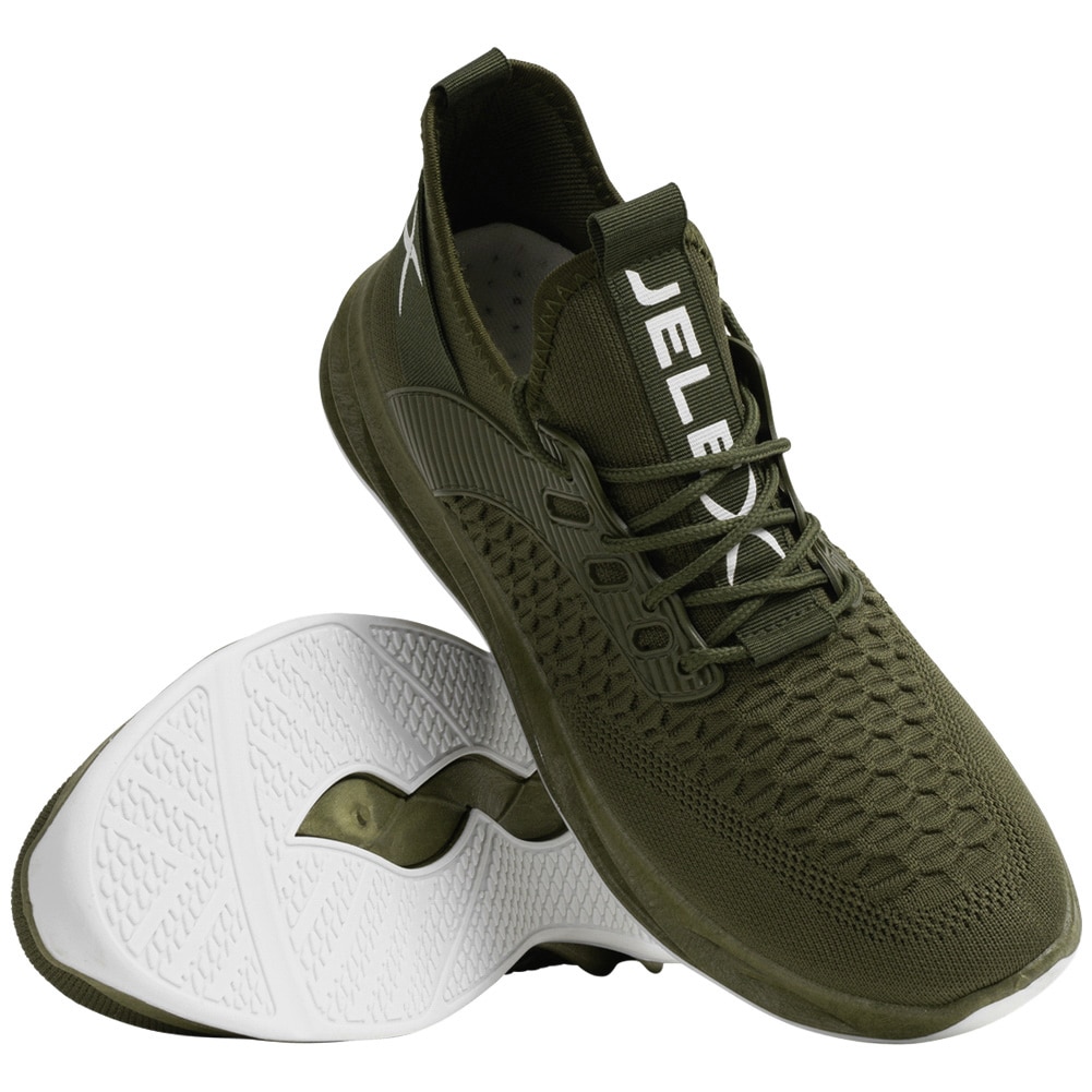 Pantofi sport Jelex Freedom, model ingust, verde, 42 - eMAG.ro