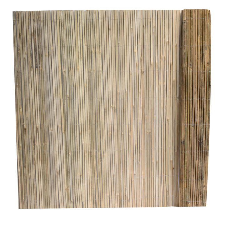 Paravan din bambus tip gard Sersimo, 200x300cm, 12mm