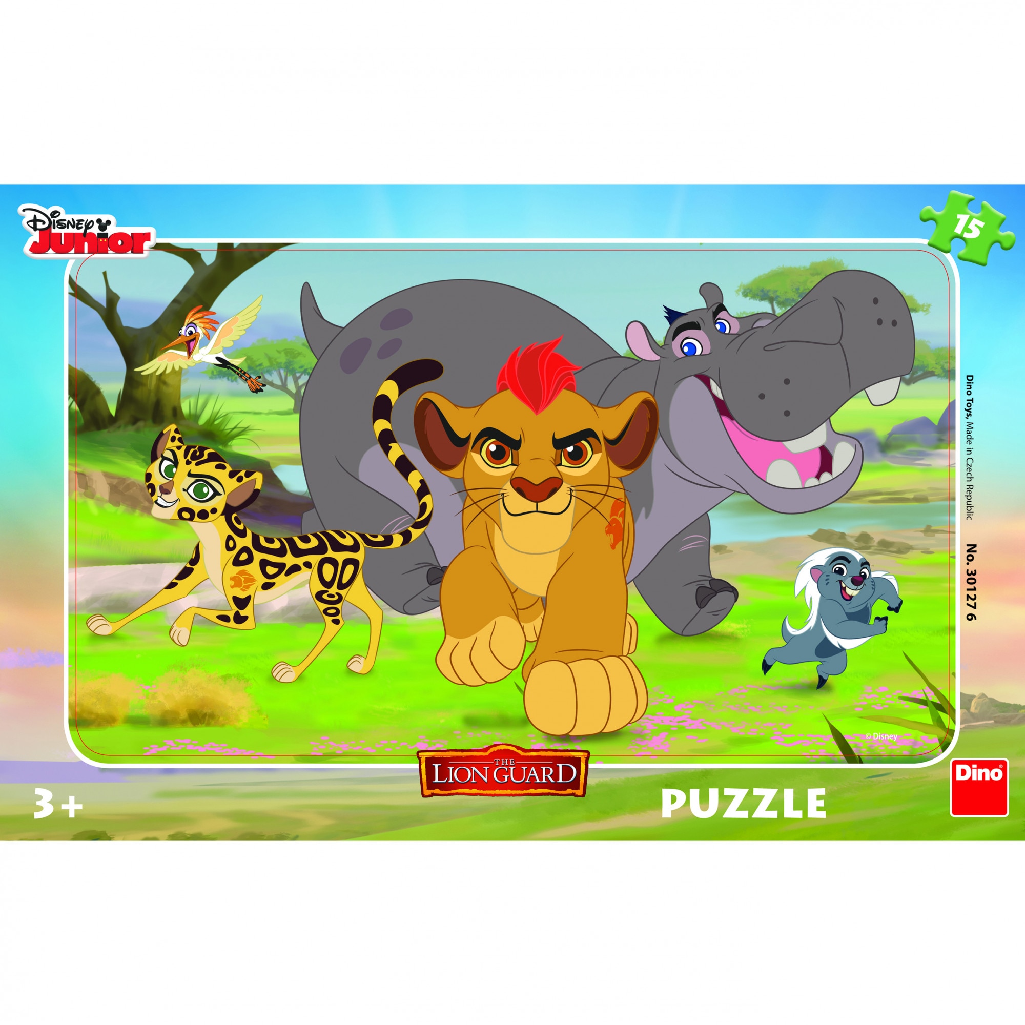 Puzzle Dino Toys, Garda Leu, 15 piese