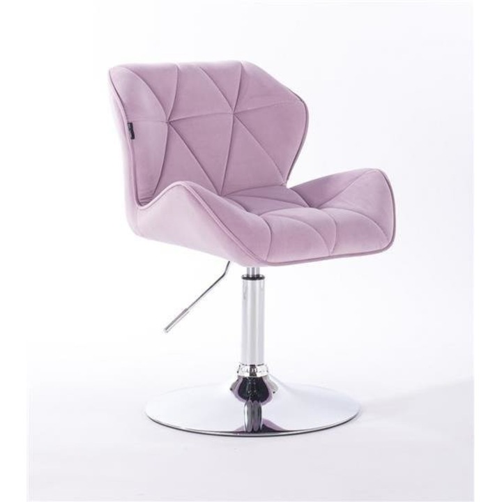 Scaun de birou, Votana, HR111N, Roz Pudra, Catifea