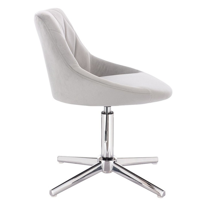 HR1054CROSS Acél modern velúr szék