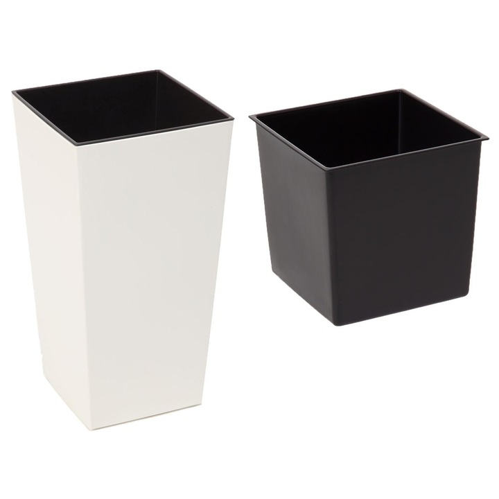 Finezja virágcserép 19*19 cm krém