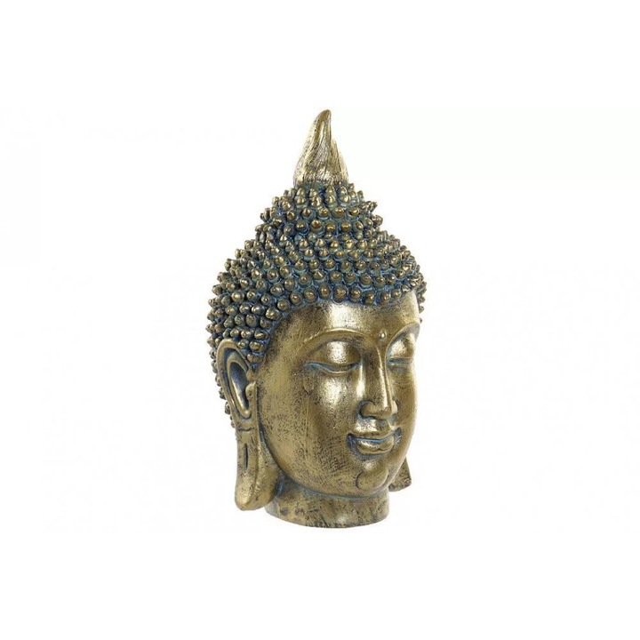 Buddha Fej, régies, műgyanta