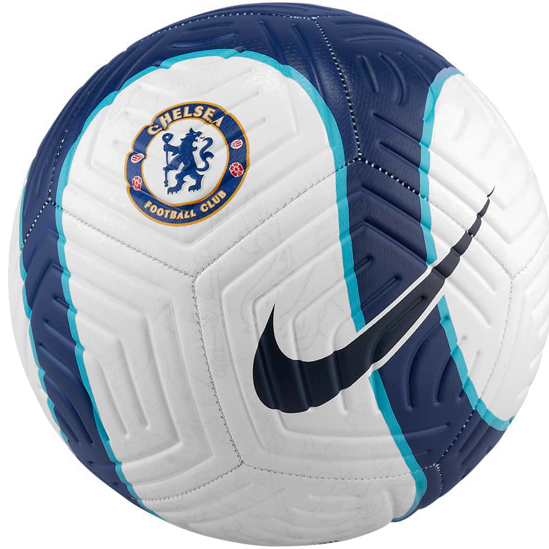 Minge fotbal Nike CFC NK STRK unisex, white/rush blue/(college navy), 5