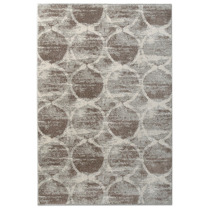Covor Carpeta sintetic, Colectia Matrix 4930-1-15011, 80 x 150 cm, maro, geometric