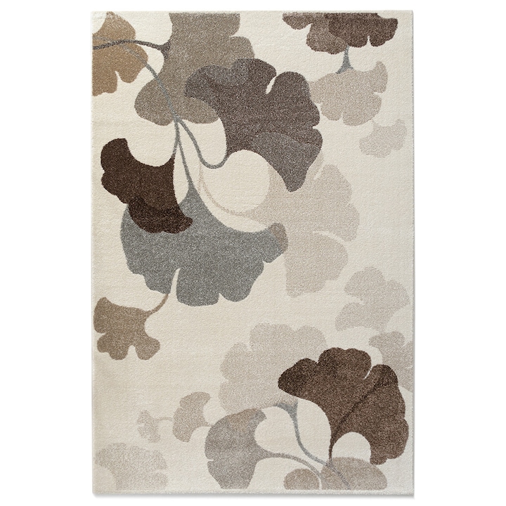 Szintetikus szőnyeg Matrix 4967-1-15033, 60 x 110 cm, bézs, virágos