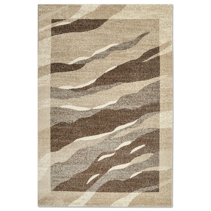 Szintetikus szőnyeg Matrix 5950-1-15053, 60 x 110 cm, bézs, modern