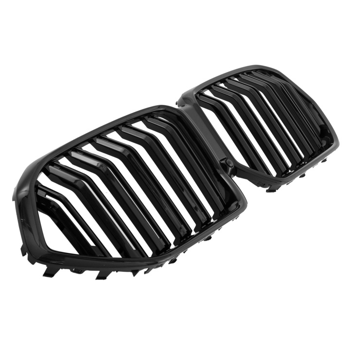 Set 2 Grile Duble BMW X6 G06 Negru Lucios