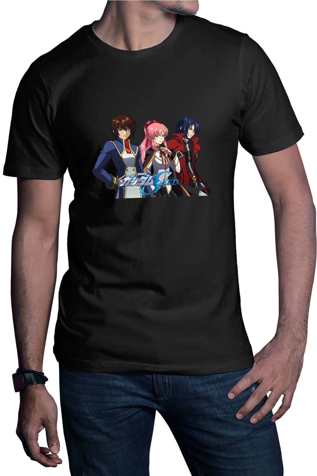 Tricou barbati Gundam Seed Trio Anime Kage - eMAG.ro