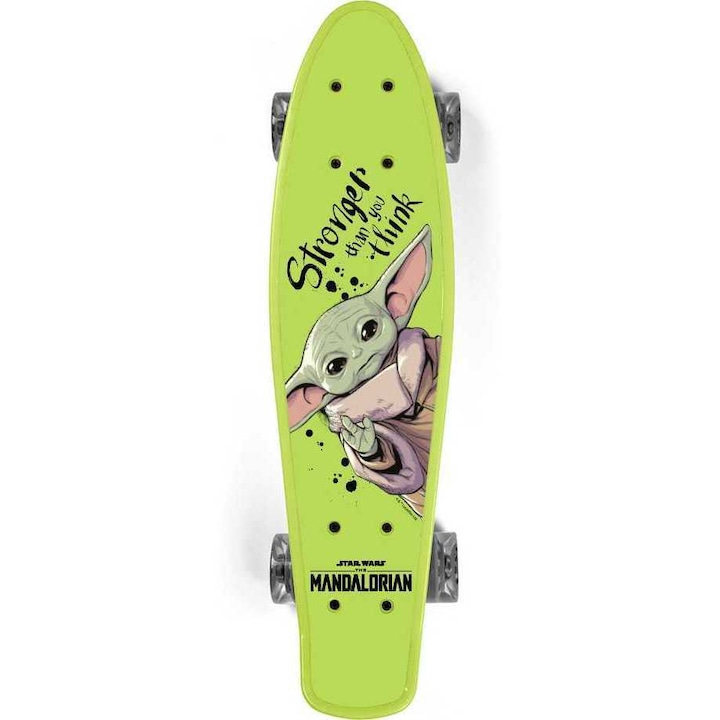 Пени борд Grogu, Seven, Green