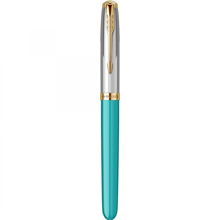 Stilou Parker 51 Royal Premium Turquoise GT, turcoaz