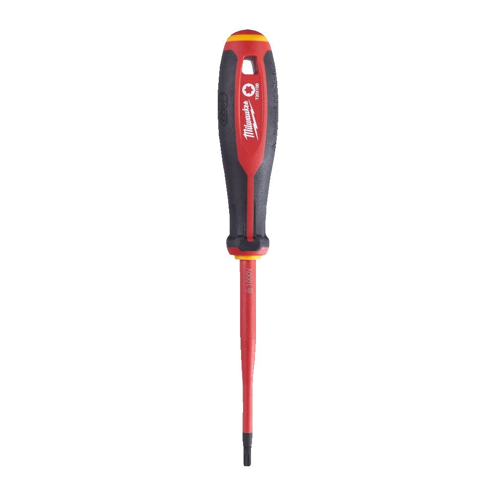 Отвертка Torx TX20 x 100, изолирана 1000V за електротехници, Tri-Lobe ...