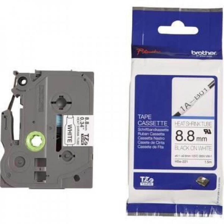 Brother HSE221 HSE-221 8,8 mm széles 1,5 méter hosszú szalagkazetta