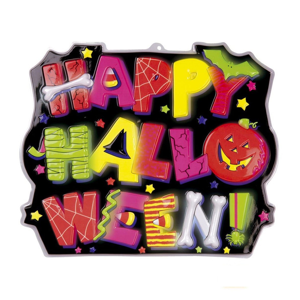 Decor 3D Happy Halloween Widmann 6843T