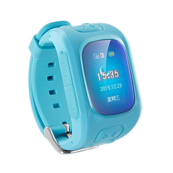 Ceas Smartwatch copii iUni U6, Localizare Wi-Fi, GPS, Apel SOS, Pedometru, Monitorizare somn, Blue