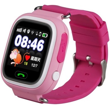 Ceas Smartwatch copii iUni Kid100, Telefon incorporat, GPS Buton SOS, Pink Ceas Smartwatch copii iUni Kid100, Telefon incorporat, GPS Buton SOS, Pink