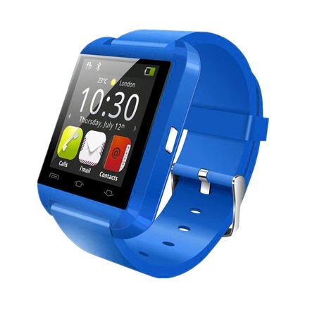 Ceas Smartwatch iUni U8+, Bluetooth, Activity & Sleep Monitor, Blue